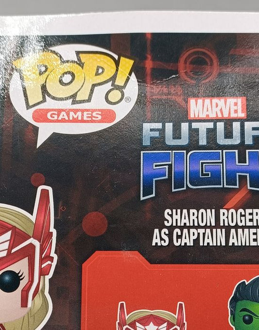 335 Sharon Rogers (as Captain America) Marvel Future - Box Damaged Funko POP
