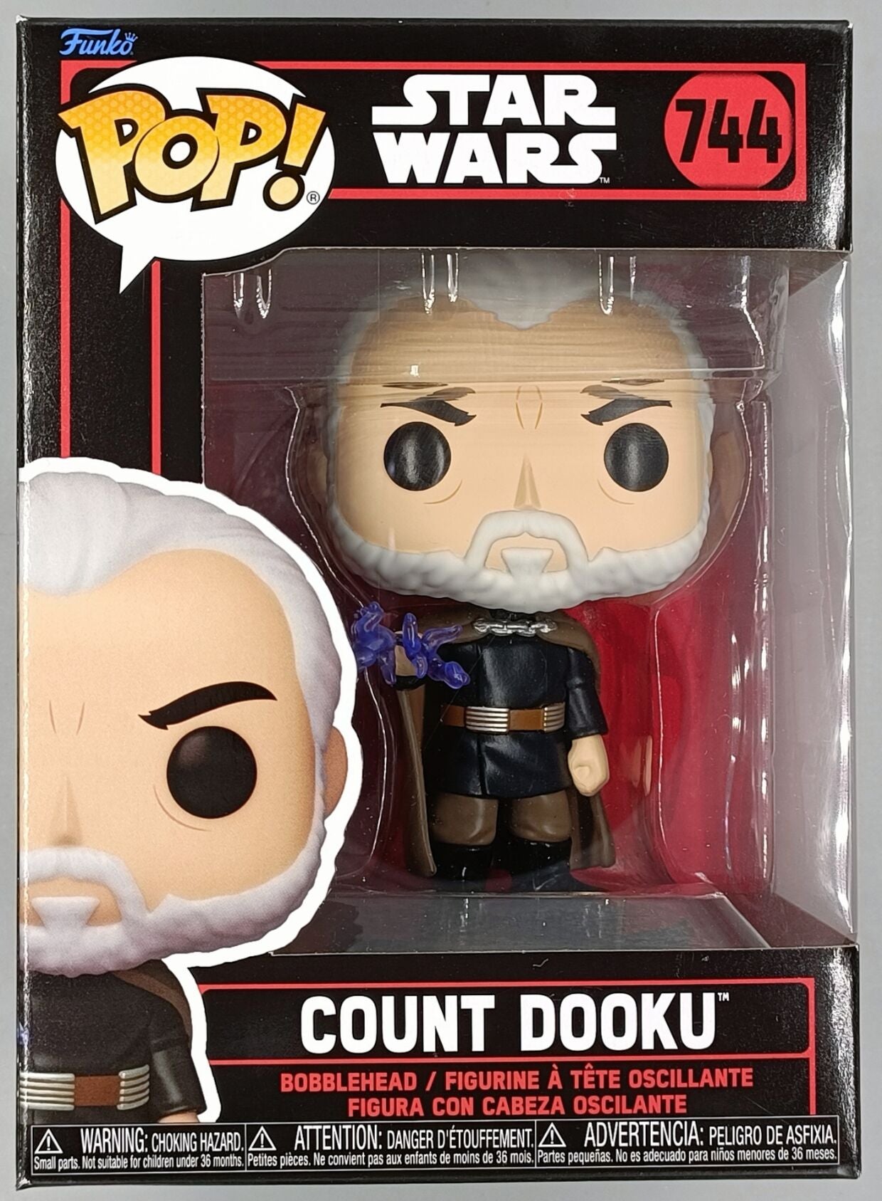 744 Count Dooku - Star Wars: Dark Side Funko POP