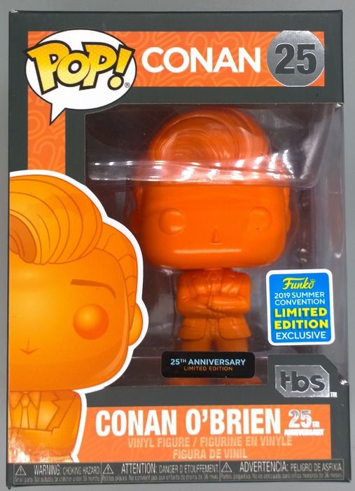 #25 Conan O'Brien (Orange) - Conan - 2019 Con Funko POP