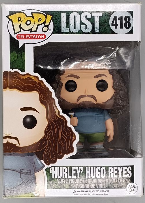 #418 Hurley Hugo Reyes - LOST - Box Damaged Funko POP