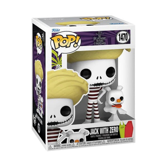 #1470 Jack with Zero (Beach) Disney The Nightmare before Christmas Funko POP Preorder