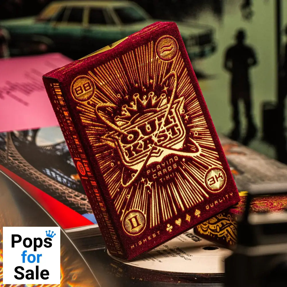 Outcast Playing Cards Red Velvet