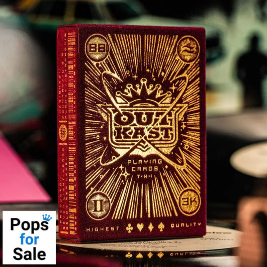 Outcast Playing Cards Red Velvet