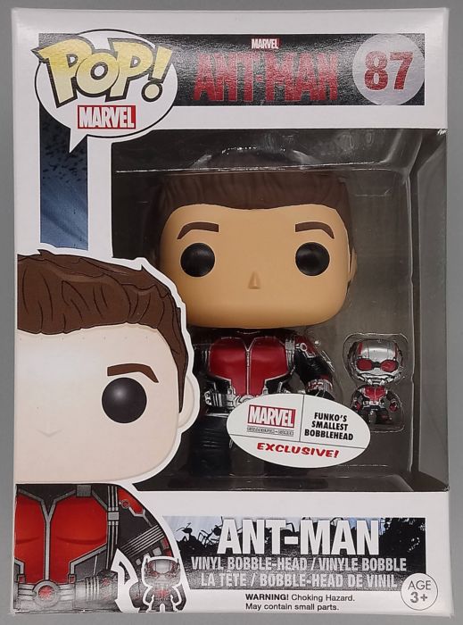 #87 Ant-Man (Unmasked) Marvel Collector Corps Box Damaged Funko POP