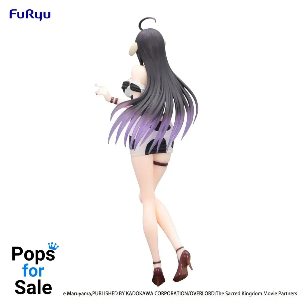 Overlord Trio-Try-iT PVC Statue Albedo Mini Dress Cow Pattern Ver. 21 cm Statues