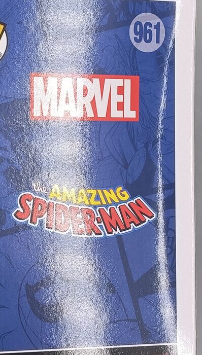 #961 Doppelganger SpiderMan Metallic - Marvel - Box Damaged Funko POP