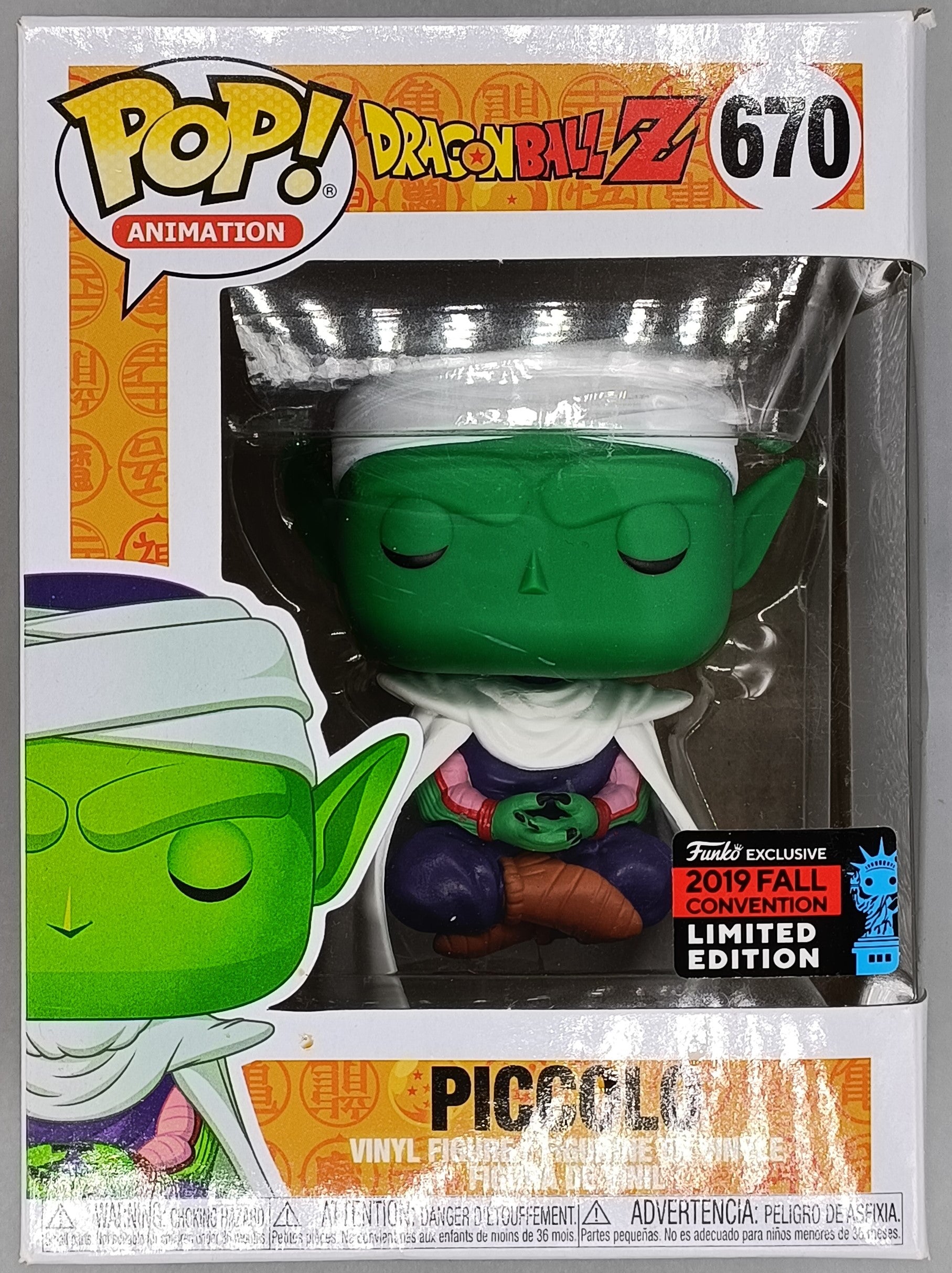 #670 Piccolo (Lotus) Dragon Ball Z - 2019 Con - Box Damaged Funko POP