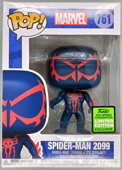 #761 Spider-Man 2099 (Wingsuit) Marvel - 2021 Con Box Damaged Funko POP