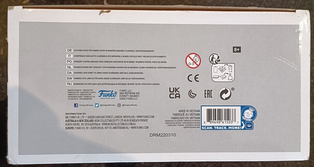 03 Tyrannosaurus Rex & Velociraptor Poster - Jurassic Park Funko POP - Box Damaged