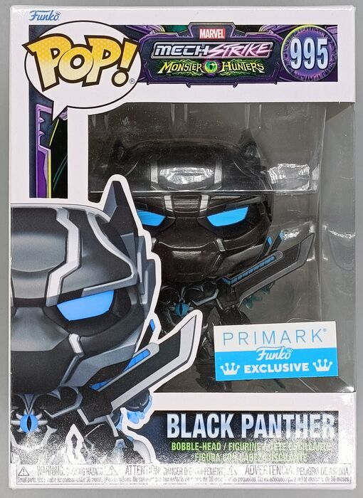 #995 Black Panther - Marvel Mech Strike Monster Hunt Box Damaged Funko POP