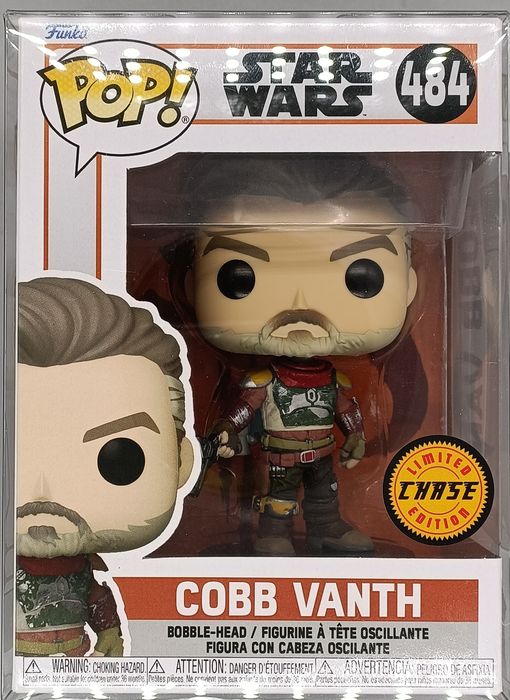 #484 Cobb Vanth (w/o Helmet) Chase - Star Wars Mandalorian Funko POP