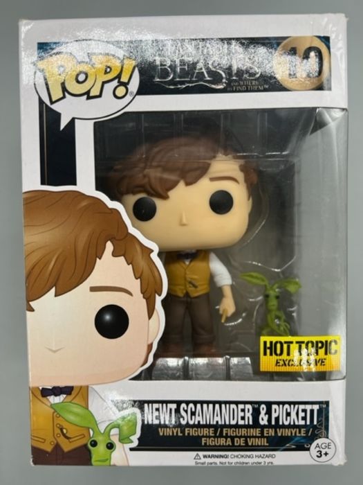 10 Newt Scamander & Pickett - Fantastic Beasts Funko POP - Box Damaged