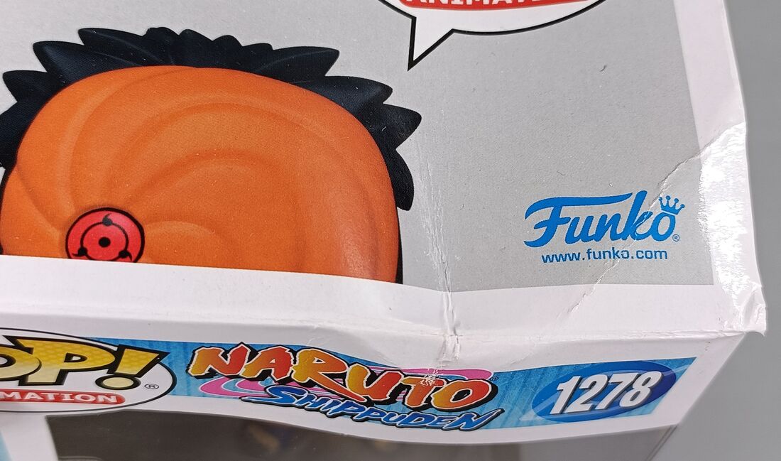 #1278 Madara Uchiha Glow - Naruto Shippuden Box Damaged Funko POP