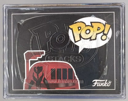 #297 Boba Fett (Burgundy) - Star Wars - Boba Fett UK Exclusive (Standard Size Bobble-Head) Funko POP