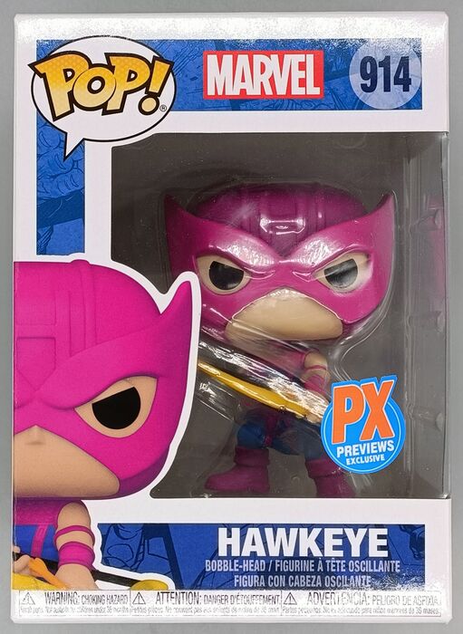 914 Hawkeye (Classic) - Marvel - Box Damaged Funko POP