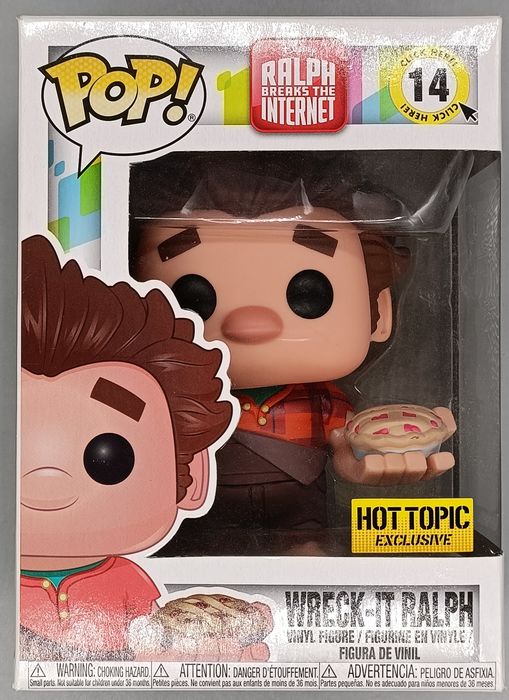14 WreckIt Ralph (w/ Pie) - Disney - Funko POP - Box Damaged