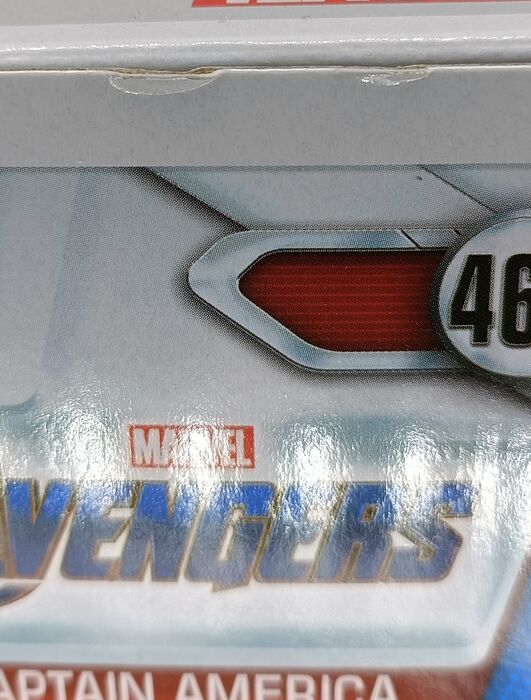 #464 Captain America (Action Pose) Marvel Avengers Endgame Box Damaged Funko POP