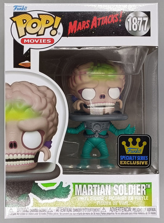 1877 Martian Soldier (Arms Wide) - Mars Attacks Funko POP - Brand New