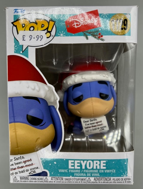 #1129 Eeyore (Holiday) - Disney Winnie the Pooh - Box Damaged Funko POP