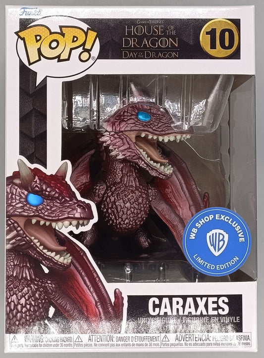 10 Caraxes Metallic House of the Dragon Funko POP