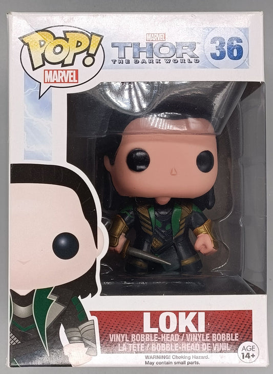 36 Loki - Marvel Thor The Dark World - Box Damaged Funko POP