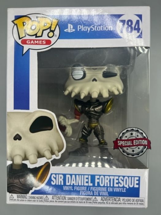784 Sir Daniel Fortesque - Playstation MediEvil - Box Damaged Funko POP