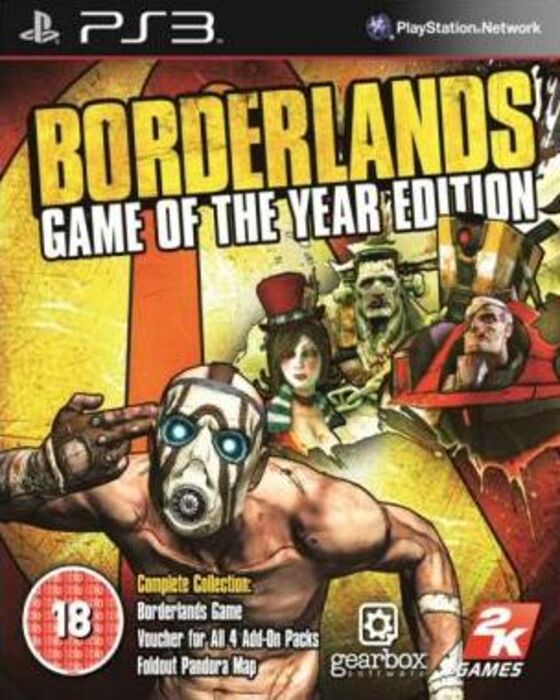 Borderlands: Game of the Year Edition for Playstation 3 (PS3)