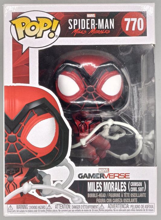 770 Miles Morales (Crimson Cowl Suit) - Marvel Spider-Man - Funko POP - Box Damaged