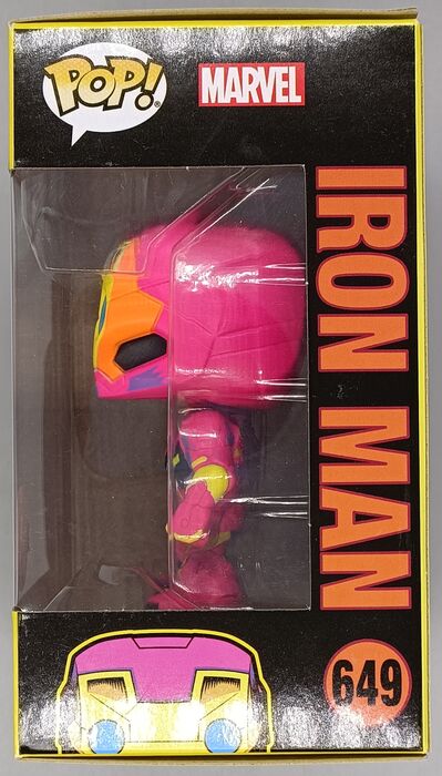 #649 Iron Man (Blacklight) - Marvel Special Edition Funko POP