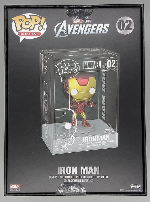 02 Iron Man - Marvel - DieCast Funko POP