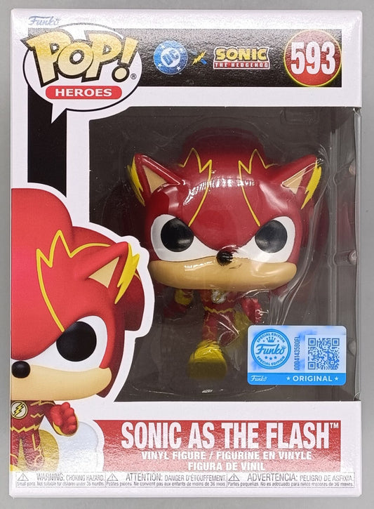 593 Sonic as The Flash - DC x Sonic the Hedgehog Funko POP