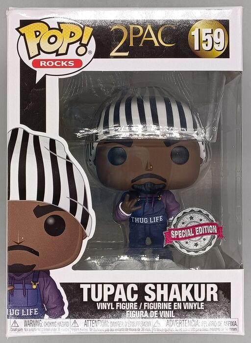 #159 Tupac Shakur (Thug Life) - 2Pac - Box Damaged Funko POP