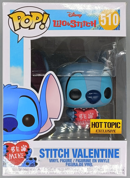 510 Stitch Valentine - Disney - Lilo & Stitch - Box Damaged Funko POP