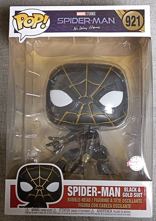 921 Spider-Man (Black & Gold Suit) - 10 Inch - Marvel Spider-man No Way Home Funko POP