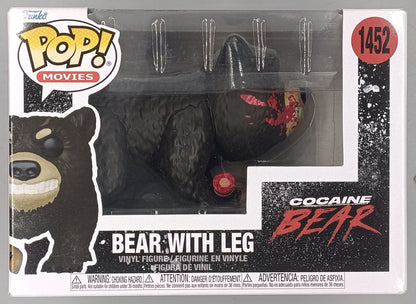 1452 Bear with Leg Movies - Cocaine Bear - Horror - Funko POP - Box Damaged
