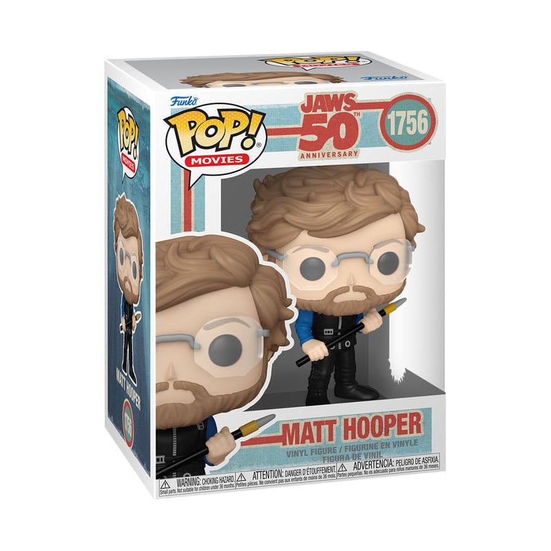 1756 Matt Hooper - Jaws 50th Anniversary Funko POP - Brand New