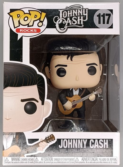 #117 Johnny Cash - Rocks - Box Damaged Funko POP