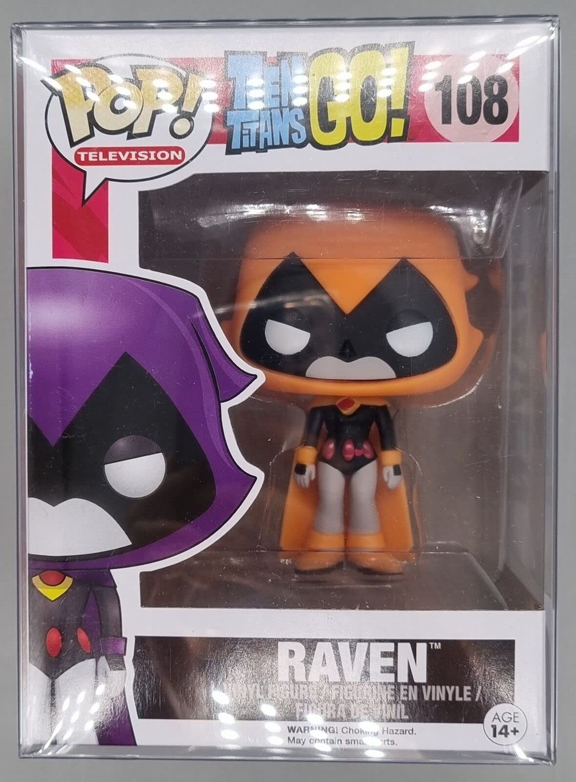 108 Raven (Orange) - Teen Titans Go! - Funko POP - Box Damaged
