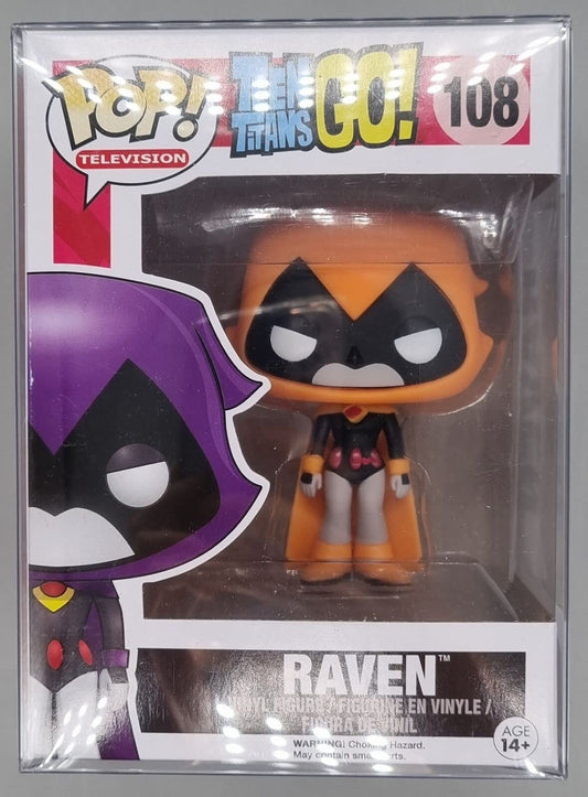 108 Raven (Orange) - Teen Titans Go! - Funko POP - Box Damaged