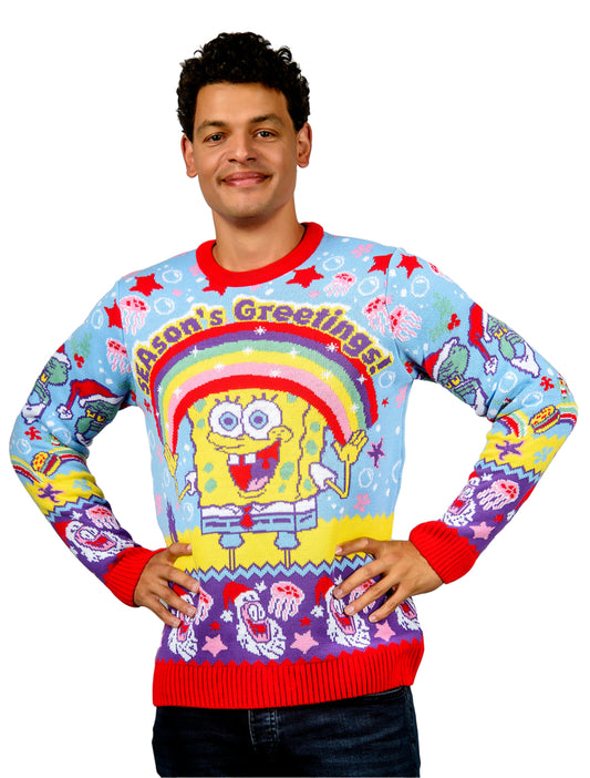Spongebob Squarepants Christmas Jumper (Size L)