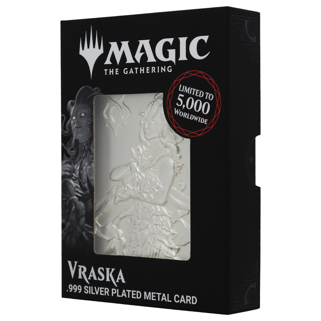 Magic the Gathering Limited Edition.999 Silver Plated Vraska Ingot Ingot