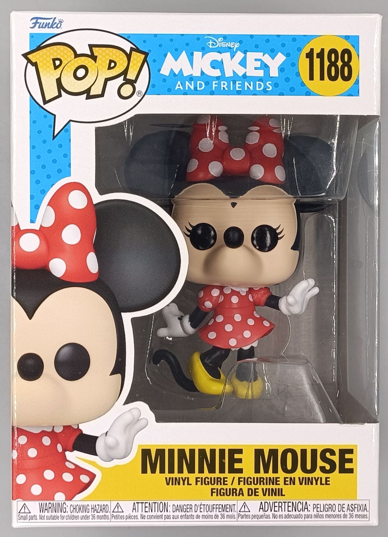 1188 Minnie Mouse (Classic) Disney Mickey and Friends Funko POP