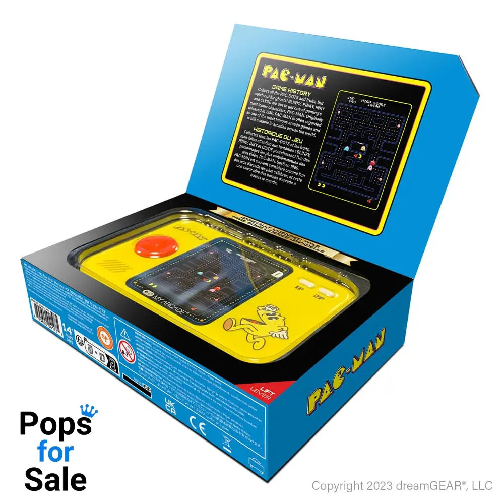 Pac-Man Portable Gaming System Pocket Player Pro