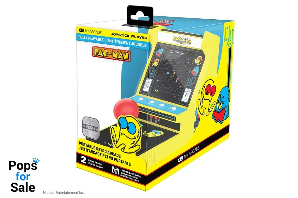 Pac-Man Portable Retro Arcade Joystick Player