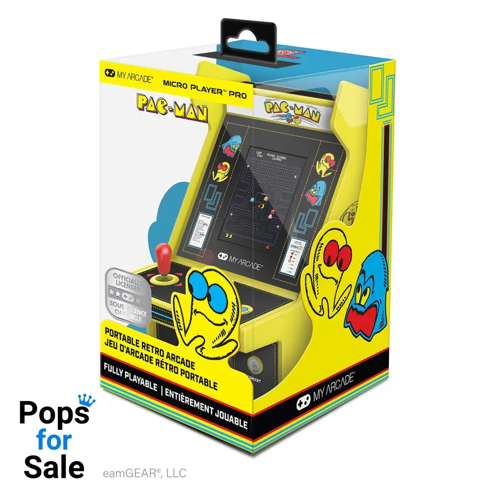 Pac-Man Portable Retro Arcade Micro Player Pro