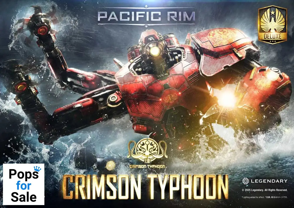 Pacific Rim Life Size Bust 1/1 Crimson Typhoon Deluxe Version 103 cm