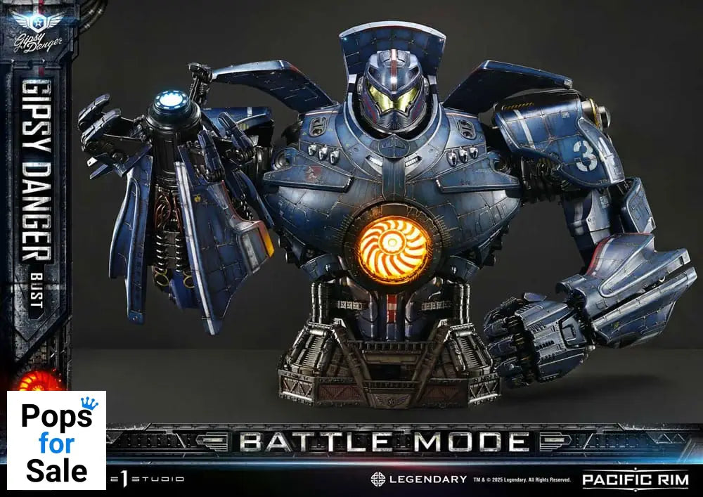 Pacific Rim Life Size Bust 1/1 Gipsy Danger Battle Mode 75 cm Lifesize busts