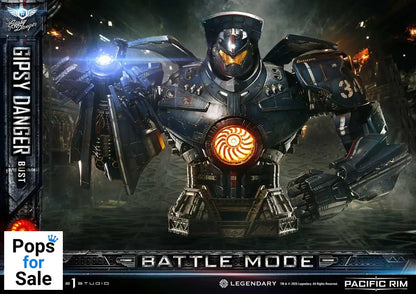 Pacific Rim Life Size Bust 1/1 Gipsy Danger Battle Mode 75 cm