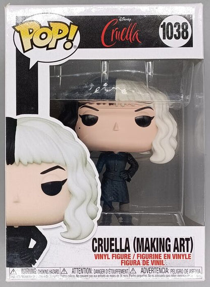 #1038 Cruella (Making Art) - Disney Cruella Box Damaged Funko POP