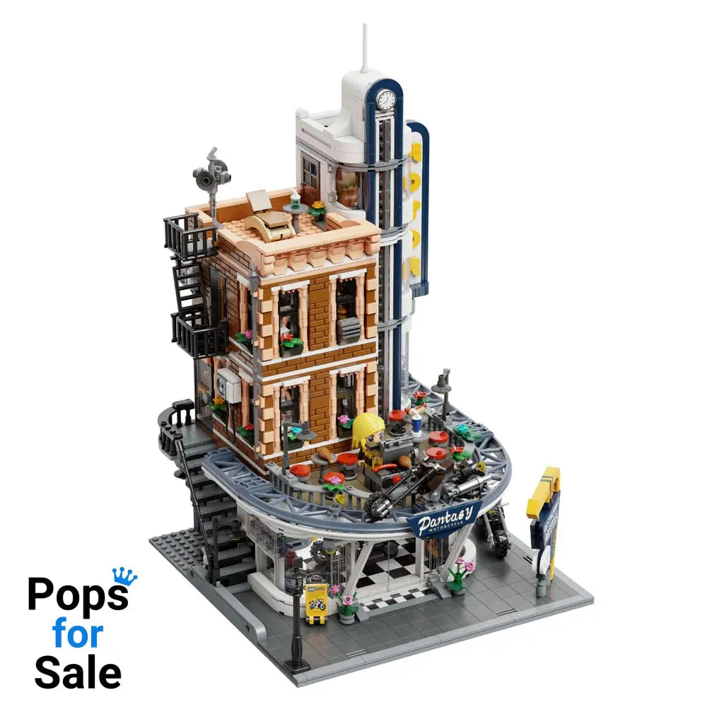 Pantasy Original Construction Set Motorcycle Restaurant